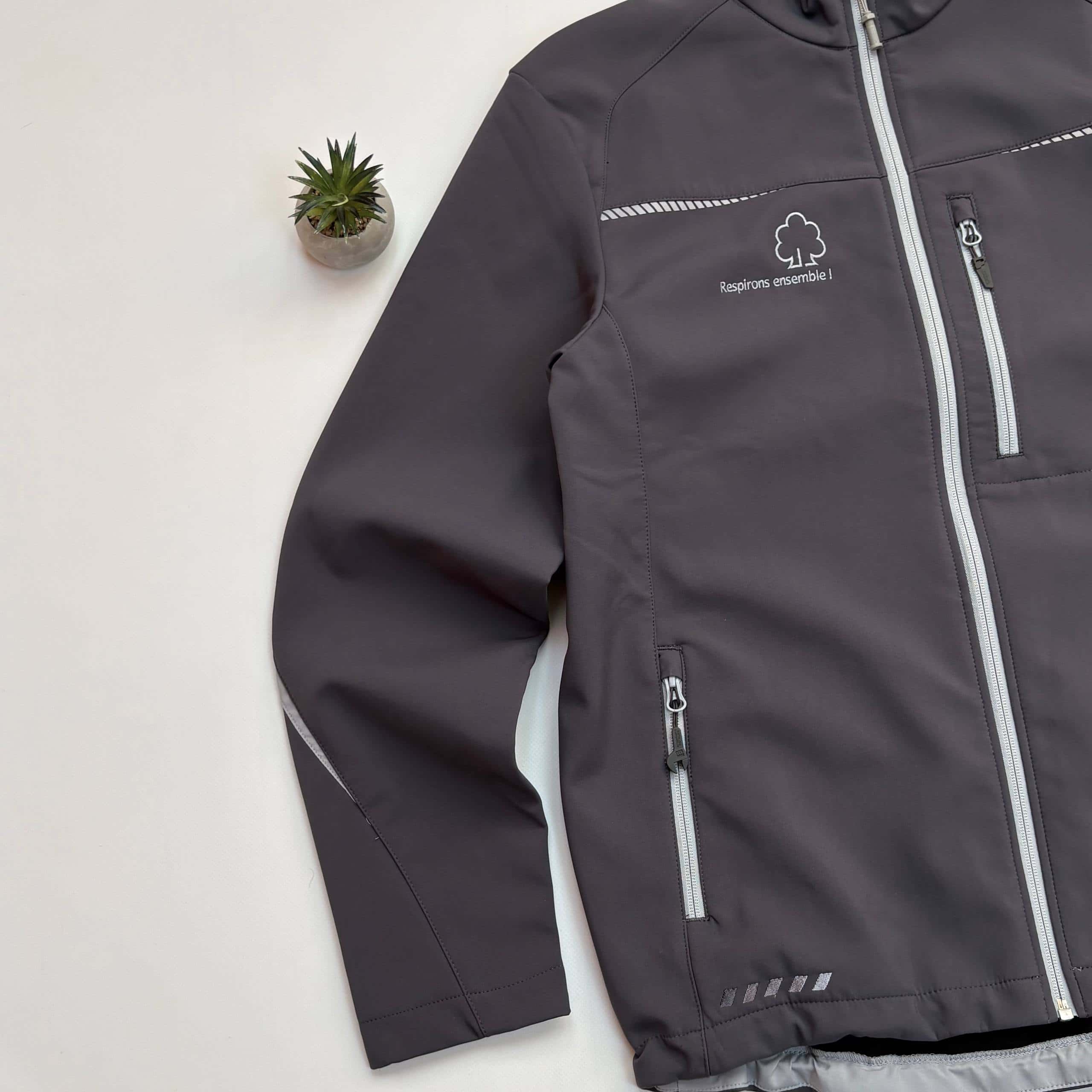 Softshell куртка 2020 Engelbert Strauss, сірий — мініатюра 2